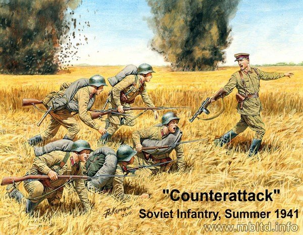 Master Box 3563 Counterattack Soviet infantry, summer 1941 (1:35)