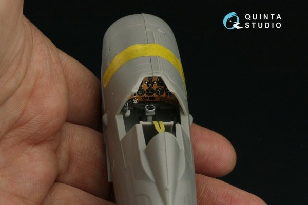 Quinta Studio QD48297 Gloster Gladiator MKI 3D-Printed &amp; coloured Interior on decal paper (Roden) 1/48