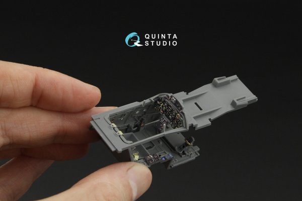 Quinta Studio QD32267 Bf 109K-4 3D-Printed &amp; coloured Interior on decal paper (Kotare) 1/32