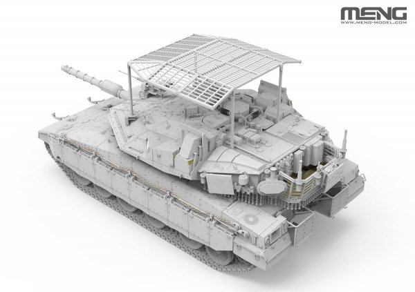 Meng Model TS-056 Merkava Mk.4M w/roof-mounted slat armor Israel Main Battle Tank 1/35
