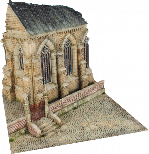 RT-Diorama 35040 Diorama Base: Church Courtyard 1/35