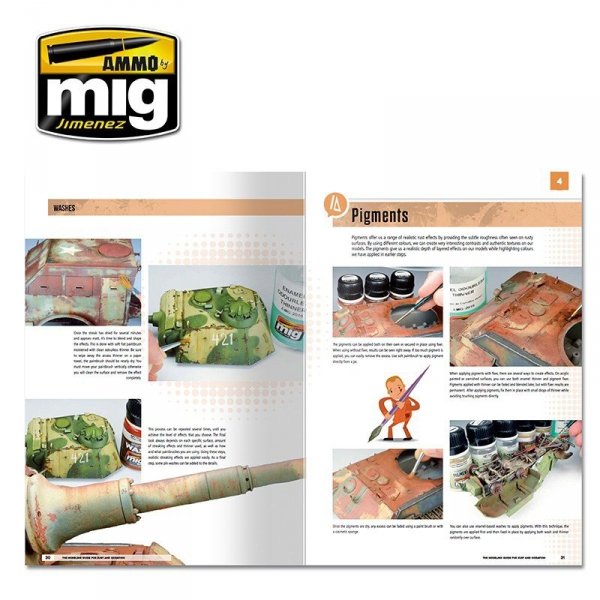 AMMO of Mig Jimenez 6098 THE MODELING GUIDE FOR RUST AND OXIDATION (English)