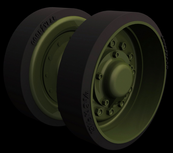 Panzer Art RE35-651 M4 “Sherman” HVSS Idler wheels 1/35