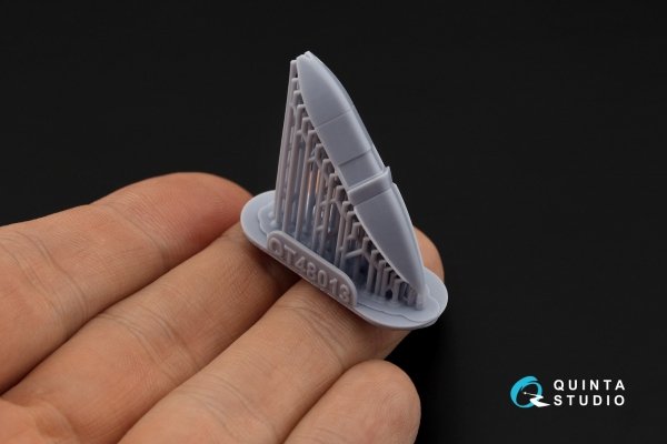 Quinta Studio QDS+48204 Tornado ECR German 3D-Printed &amp; coloured Interior on decal paper (Revell) (small version) (with 3D-printed resin parts) 1/48