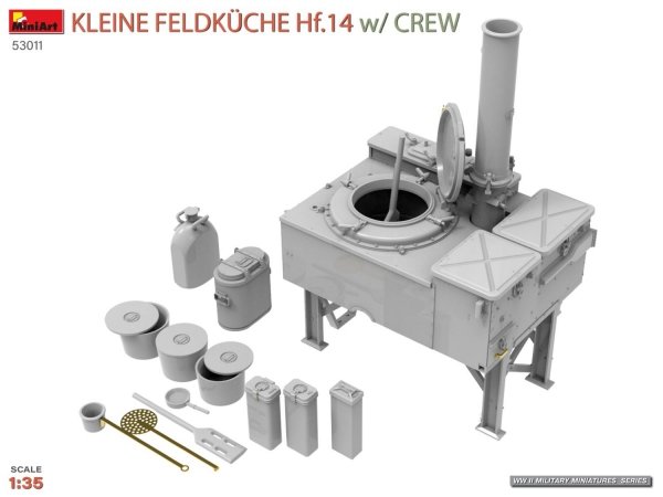 MiniArt 53011 Kleine Feldkuche Hf. 13 w/ Crew 1/35