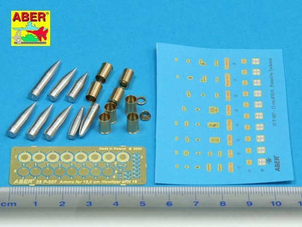 Aber 35P-07 German ammunition for sFH 18 and Hummel
