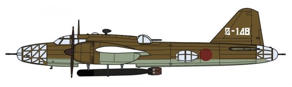Hasegawa 02498 Mitsubishi Ki67 Type 4 Heavy Bomber Hiryu (Peggy) "74th Flight Regiment" 1/72