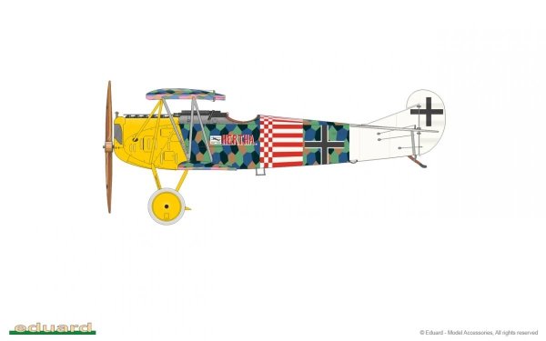 Eduard 70134 Fokker D. VII (Alb) 1/72