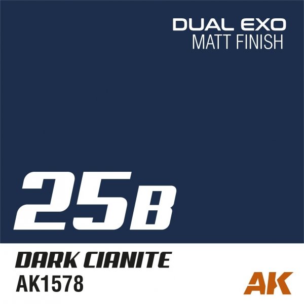 AK Interactive AK1584 DUAL EXO SCENERY SET 25 – 25A LIGHT CIANITE &amp; 25B DARK CIANITE