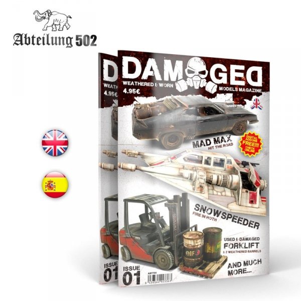 ABTEILUNG 502 ABT701 - Damaged Issue 01 - Weathered &amp; Worn Models Magazine ENGLISH