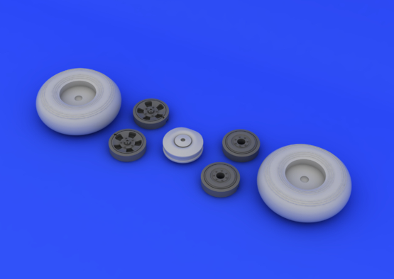 Eduard 624001 Typhoon wheels AIRFIX 1/24