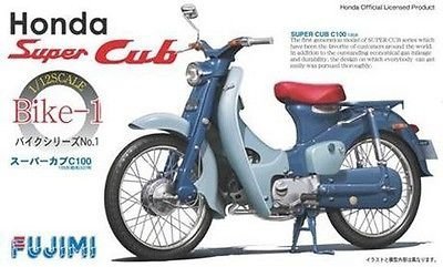 Fujimi 141244 '58 Honda Super Cub C100 1/12
