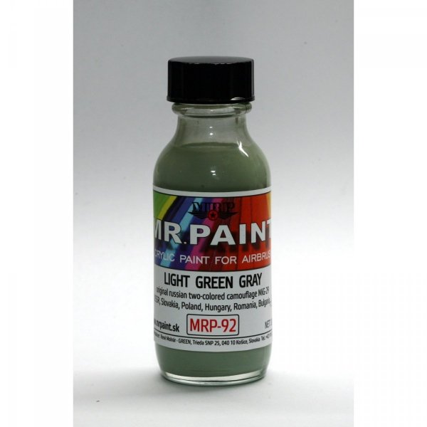 MR. Paint MRP-092 LIGHT GREEN GRAY Russian two-tone camo MIG-29 30ml 