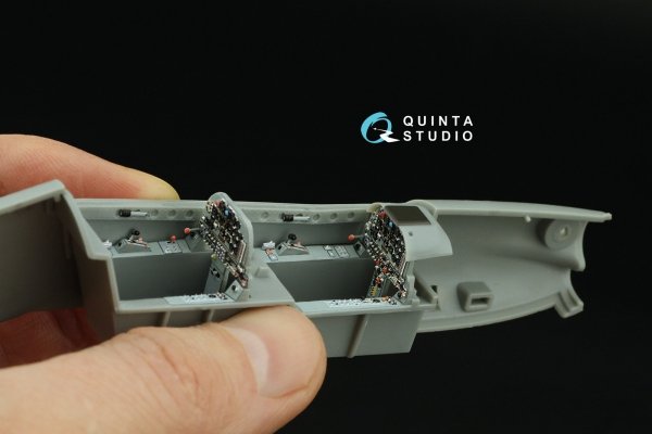 Quinta Studio QD48437 EMB-312 Tucano 3D-Printed coloured Interior on decal paper (Hobby Boss) 1/48