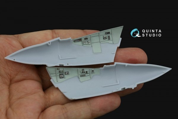 Quinta Studio QDS-72172 Blackburn Buccanneer S.2B Early 3D-Printed &amp; coloured Interior on decal paper (Airfix) (small version) 1/72