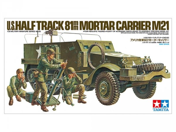 Tamiya 35083 U.S. Half Track 81mm Mortar Carrier M21 1/35