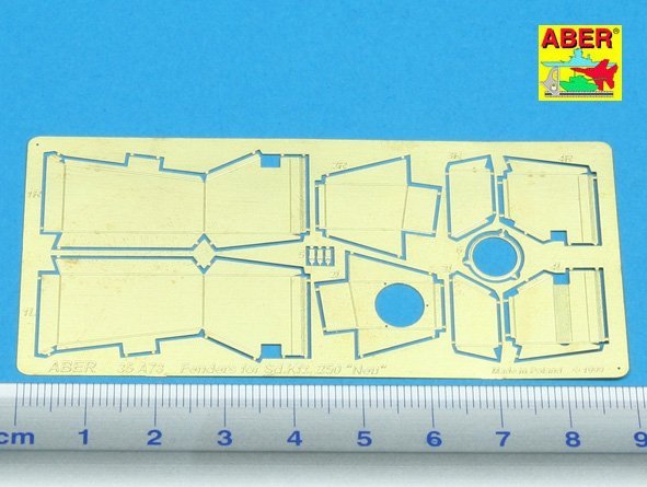 Aber 35A073 Fenders for Sd.Kfz. 250 Neu (1:35)