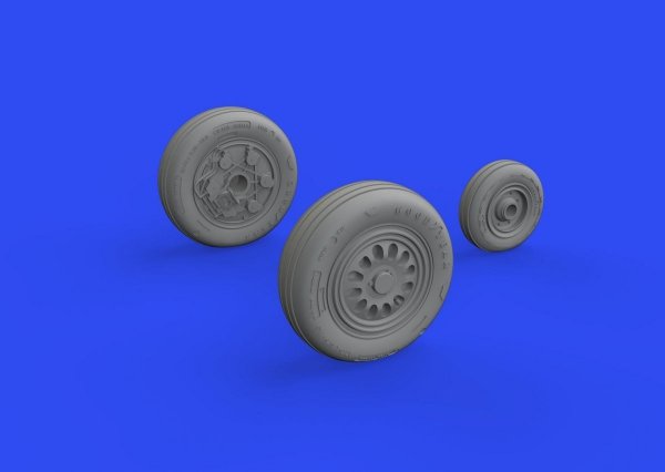 Eduard 648833 F-16C wheels late KINETIC MODEL 1/48