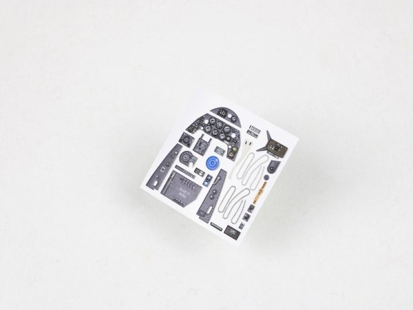 Red Fox Studio QS-32196 Messerschmitt Bf 109F-4 for Trumpeter 3D colored resin IP 1/32