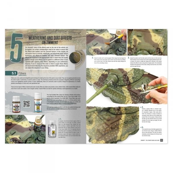 AMMO by Mig Jimenez 6311 ZIMMERIT The Ultimate Modeling Guide (English)