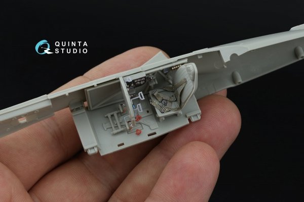 Quinta Studio QD+48511 MiG-3 3D-Printed coloured Interior on decal paper (Trumpeter) 1/48