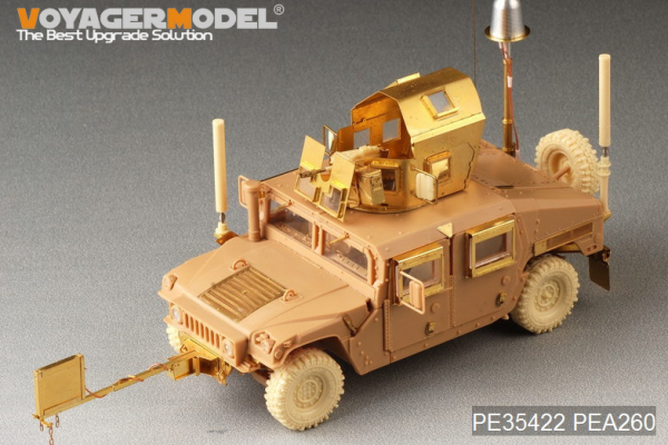 Voyager Model PEA260 Modern US HUMVEE ECM Antenna set TYPE2 (telescopic pole) (GP) 1/35
