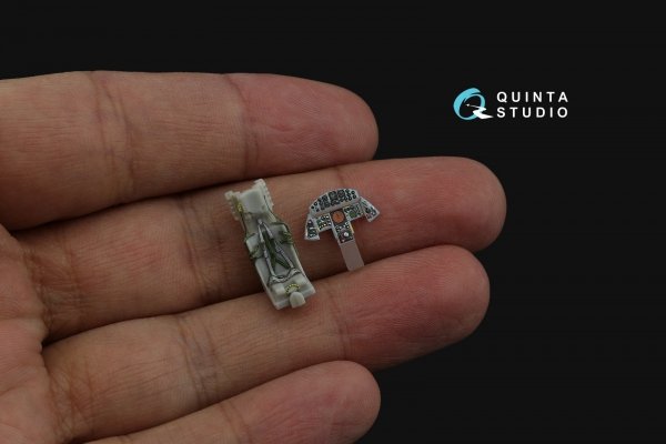 Quinta Studio QD72104 CF-104 late 3D-Printed &amp; coloured Interior on decal paper (Hasegawa) 1/72