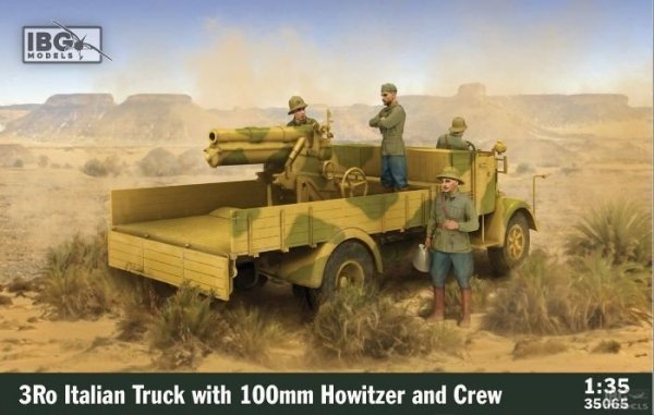 IBG 35065 3RO 3Ro Italian Truck with 100mm Howitzer and crew 1/35