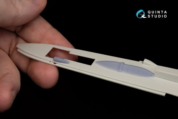 Quinta Studio QDS+48204 Tornado ECR German 3D-Printed &amp; coloured Interior on decal paper (Revell) (small version) (with 3D-printed resin parts) 1/48
