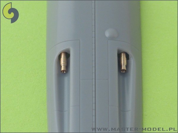 Master AM-48-011 Bf 109 G5 - G14, K armament set (MG 131 tips) &amp; Pitot Tube (1:48)