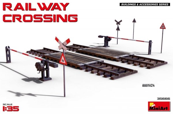 Miniart 35666 Railway Crossing 1/35