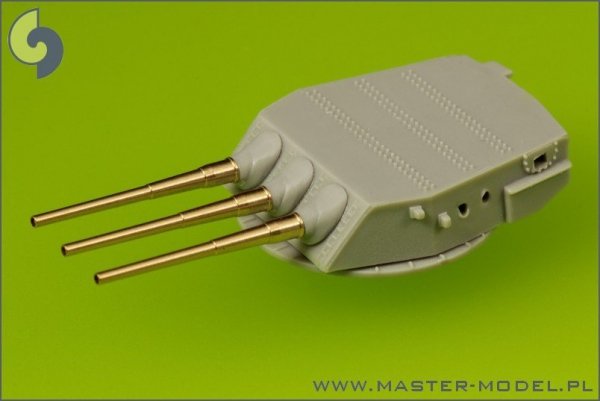 Master SM-700-036 USN 16in/45 (40,6 cm) Mark 6 barrels (9 pcs) - North Carolina and South Dakota battleship classes
