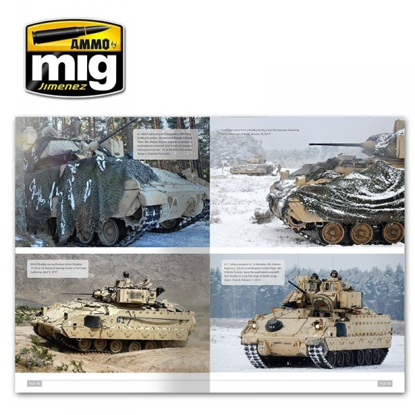 AMMO of Mig Jimenez 5952 M2A3 BRADLEY FIGHTING VEHICLE IN EUROPE IN DETAIL VOL 2 (English)