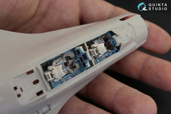 Quinta Studio QD48188 Su-30SM 3D-Printed coloured Interior on decal paper (for KittyHawk kit) 1/48
