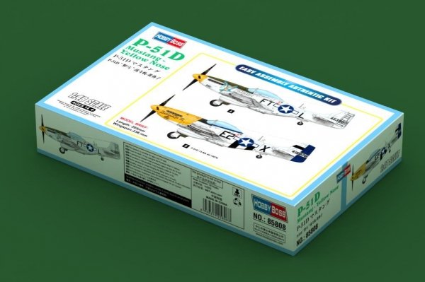 Hobby Boss 85808 North-American P-51D Mustang Yellow Nose 1:48