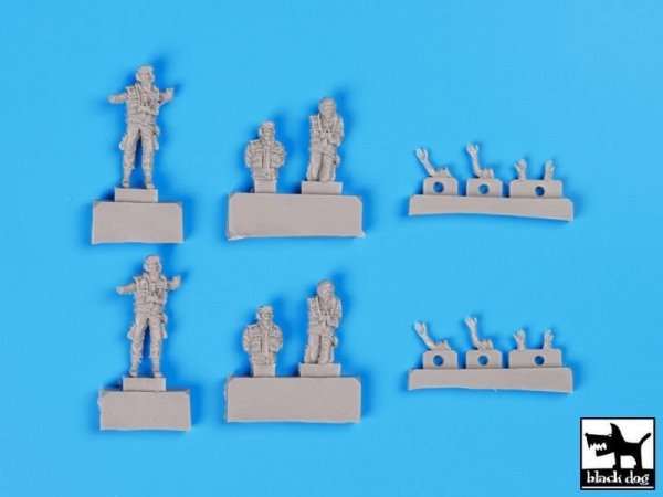 Black Dog T72051 Us modern tank crew 1/72
