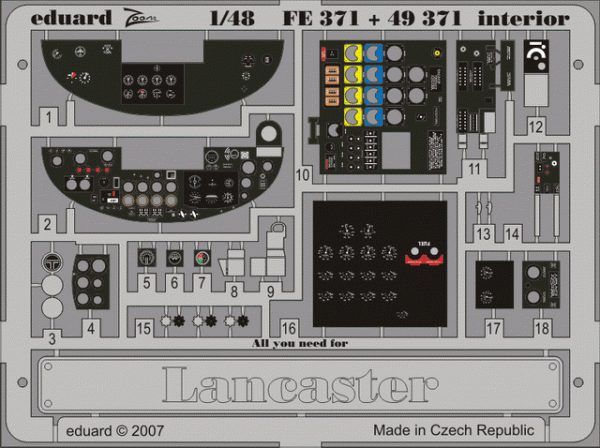 Eduard BIG4882 LANCASTER 1/48 TAMIYA