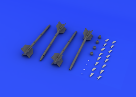 Eduard 648156 AIM-9D Sidewinder 1/48