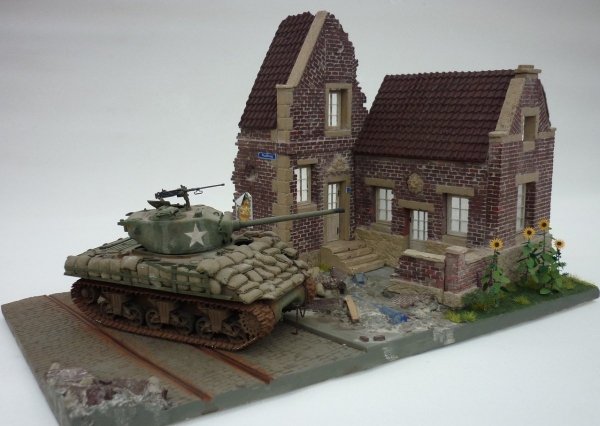 RT-Diorama 35193 Diorama-Base: &quot;Arnheim 1944&quot; New Version 1/35