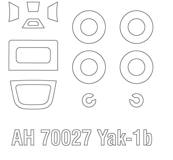 Arma Hobby 70088 Yakovlev Yak-1B 1/72
