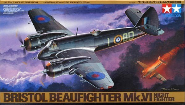 Tamiya 61064 Bristol Beaufighter Mk.VI Night Fighter (1:48)