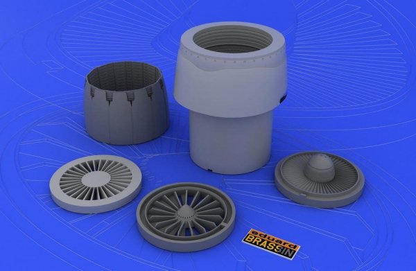 Eduard 648020 F-16CJ Block 50 engine 1/48 (Tamiya)