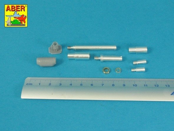 Aber 35L-129 120 mm L/44 Barrel for German Tank Leopard 2A4/A5 1/35