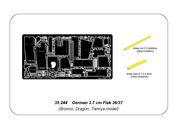 Aber 35244 German 3,7 cm Flak 36/37 (1:35)