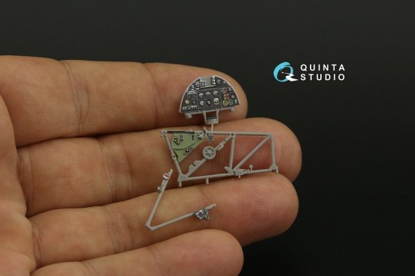 Quinta Studio QD48410 Hurricane family 3D-Printed &amp; coloured Interior on decal paper (Arma Hobby) 1/48