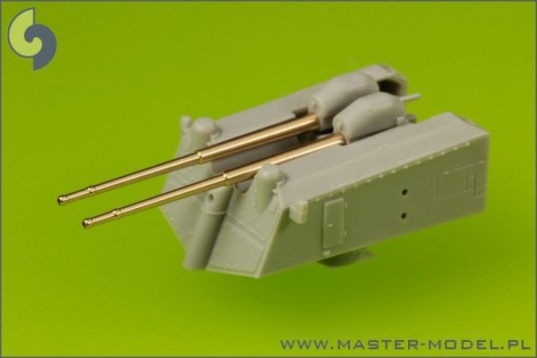 Master SM-200-007 German battleship Bismarck - secondary and heavy AA armament barrels - 15cm (12 pcs), 10,5 cm (16 pcs)