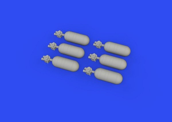 Eduard 648809 WWII USAAF oxygen cylinder A-6 PRINT 1/48