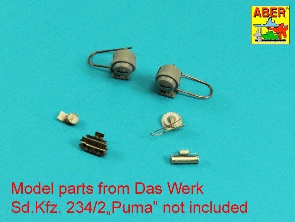 Aber 16202 German Accessories for Horn, Notek, Front, Tail Convoy Lights 1/16
