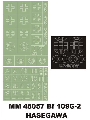 Montex MM48057 Bf 109G-2 HASEGAWA
