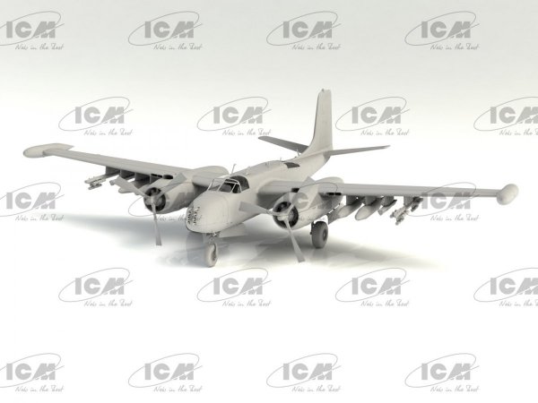 ICM 48279 B-26K Counter Invader USAF Vietnam War Attack Aircraft 1/48